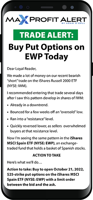 Trade Alert image.