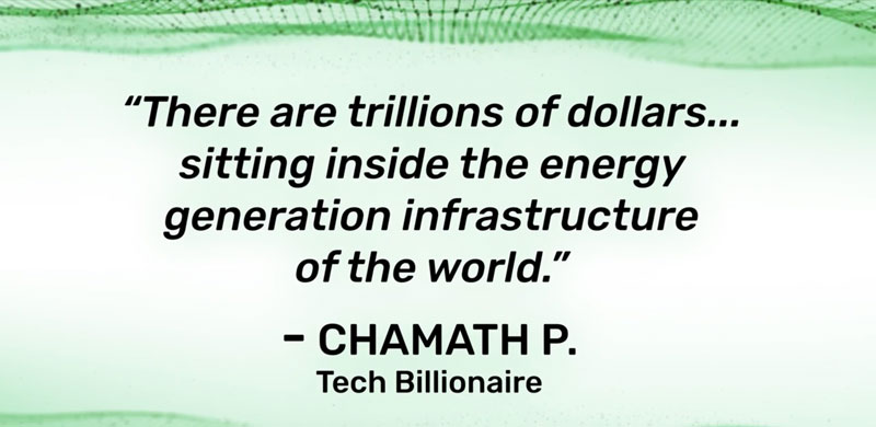 infinite energy chamath p. quote