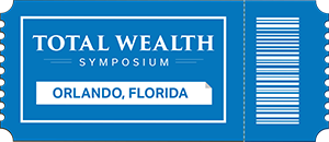 Image of Total Wealth Symposium admission ticket.