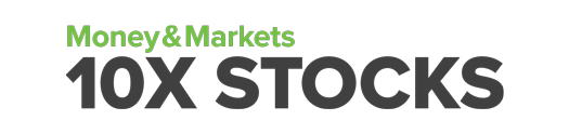 10X Stocks logo image.
