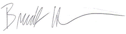 Brandt Huseman signature